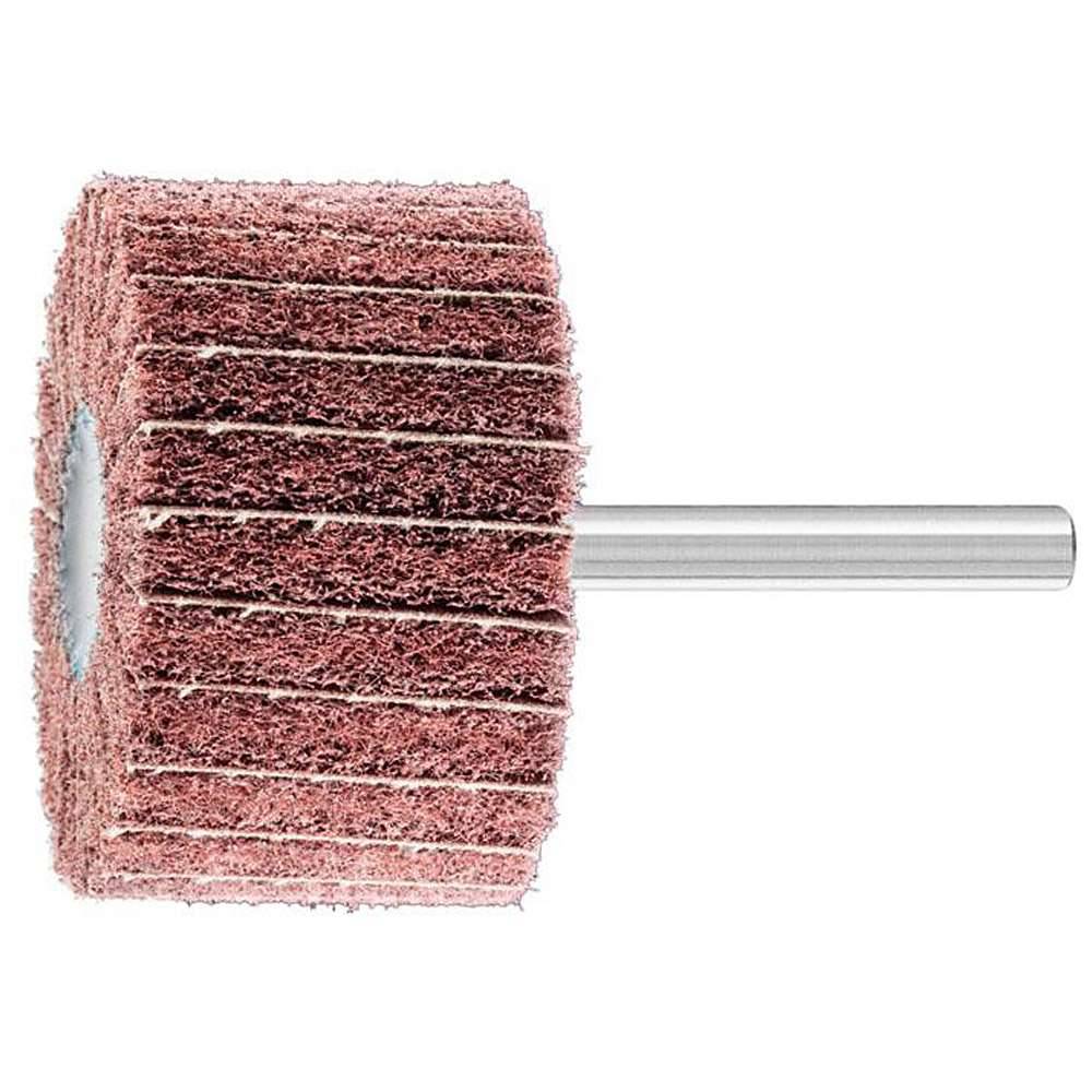 Schleifräder - PFERD POLINOX® - mit Lamellen - für Metall, Buntmetall, INOX - Bezeichnung PNZ 5030/6 A 180 - Besatzmaße (D x T) 50 x 30 mm - Korng