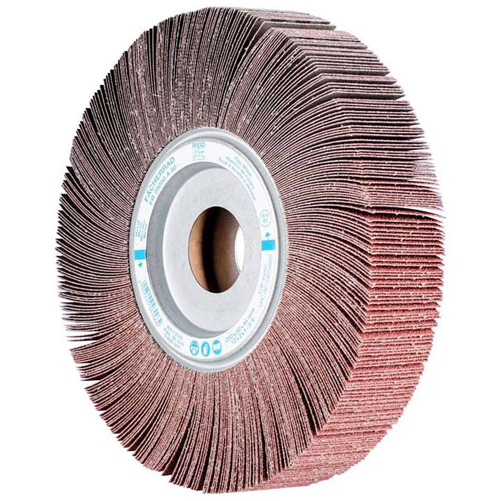 Fächerräder - PFERD - Korund A - Ø 250 mm - Breite 50 mm - Bohrungs-Ø 44 mm - Korngröße 60 - VE 1 Stück - Preis per Stück