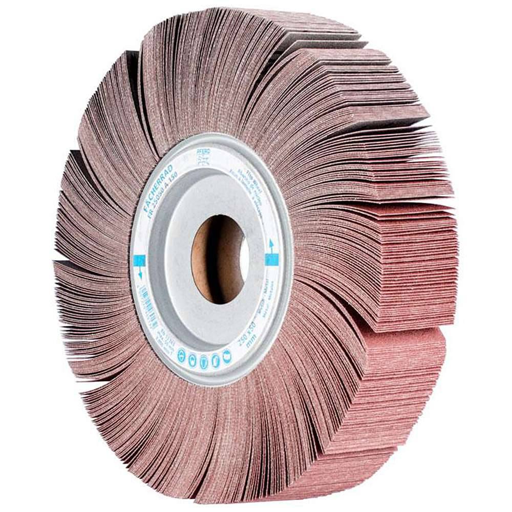 Fächerräder - PFERD - Korund A - Ø 250 mm - Breite 50 mm - Bohrungs-Ø 44 mm - Korngröße 150 - VE 1 Stück - Preis per Stück