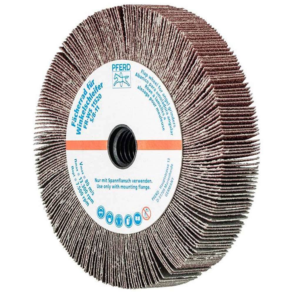 Fächerschleifer - PFERD FR WS 11520 5/8-11 A 80 - für Winkelschleifer - VE 2 Stück - Preis per VE