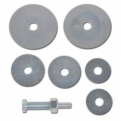 Einspanndorn SD 2000 - für PW 2000 - Schaft-Ø 6 mm - Bohrungs-Ø 13 mm - Aufnahme 1 Rad-Ø 100 mm - Spannscheiben 24, 36, 47 mm - 1 Stück