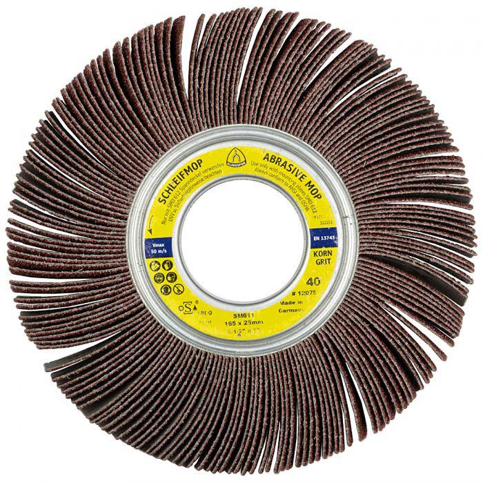 Schleifmoprad SM 611 - Durchmesser 250 mm - Breite 30 mm - Bohrung 68,2 mm - Korn 80