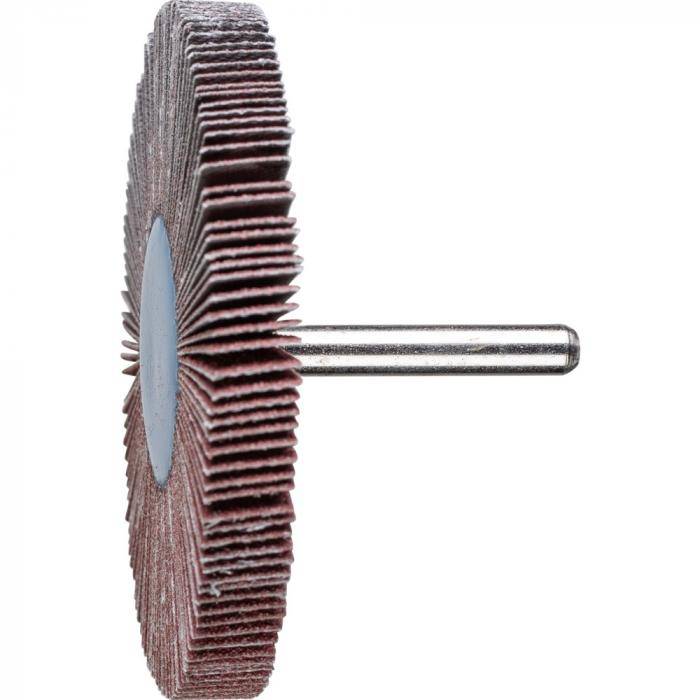 PFERD Fächerschleifer F 8010/6 A 80 - Korund A - Außen-ø 80 mm - Schaft-ø 6 mm - Korngröße 80 - VE 10 Stück - Preis per VE