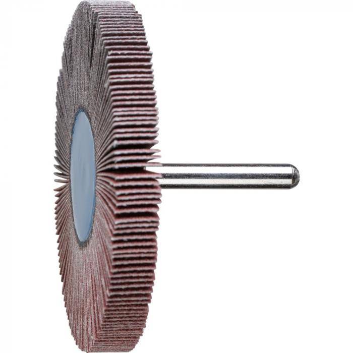 PFERD Fächerschleifer F 8010/6 A 120 - Korund A - Außen-ø 80 mm - Schaft-ø 6 mm - Korngröße 120 - VE 10 Stück - Preis per VE