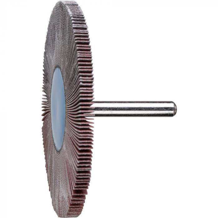 PFERD Fächerschleifer F 8005/6 A 180 - Korund A - Außen-ø 80 mm - Schaft-ø 6 mm - Korngröße 180 - VE 10 Stück - Preis per VE