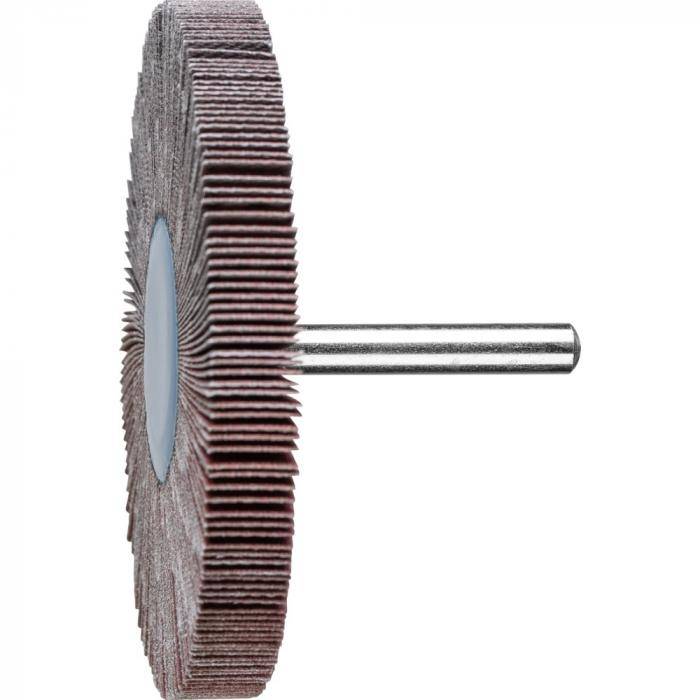 PFERD Fächerschleifer F 8010/6 A 240 - Korund A - Außen-ø 80 mm - Schaft-ø 6 mm - Korngröße 240 - VE 10 Stück - Preis per VE