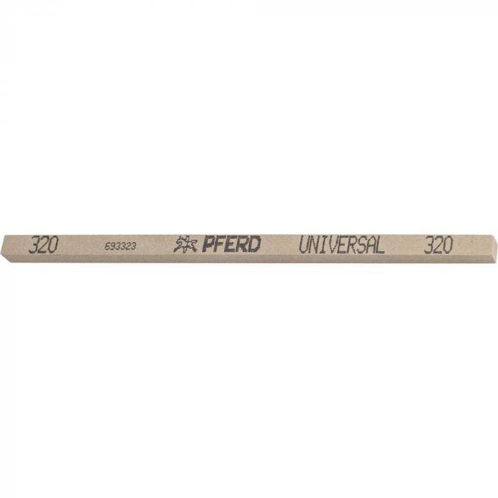 PFERD Schleif- und Polierstein - UNIVERSAL - vierkant - 6 x 6 mm - Länge 150 mm - Korngröße 320 - Preis per VE