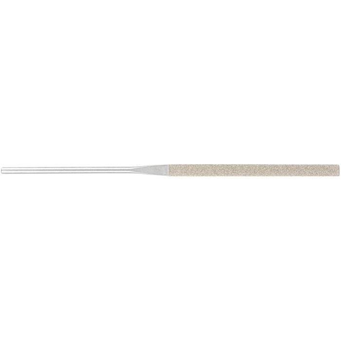Feile - PFERD - Länge 140 mm - Korngröße 126 - Bezeichnung DF 41122S - Profil flachstumpf - Querschnitt 5,3 bis 1,3 mm