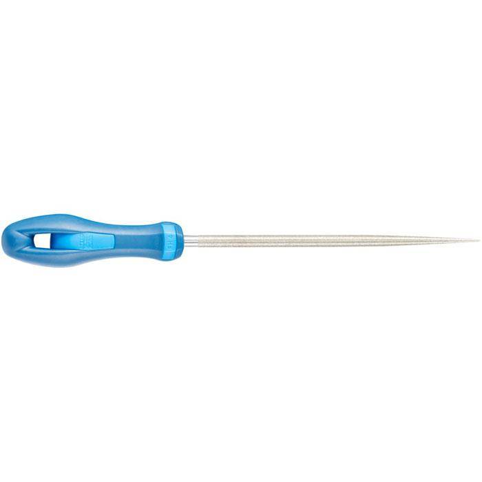 Werkstattfeile "PFERD" - aus Diamant - Bezeichnung DF 1162/200 - Gesamtlänge 200 mm - Belaglänge 180 mm - Querschnitt mit Belegung 8 mm - Körnung