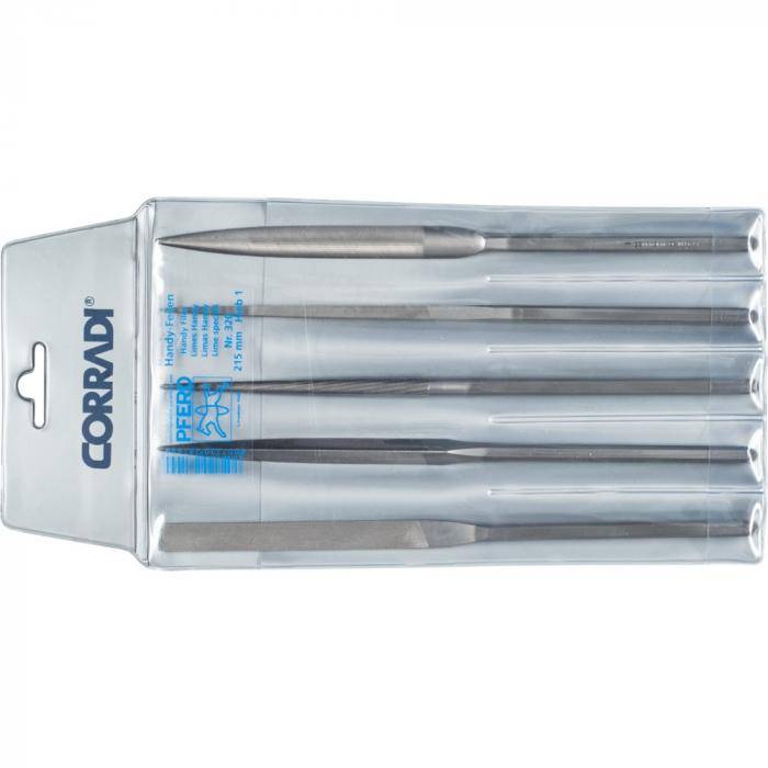 PFERD CORRADI-Handy-Feilen-Set 320 - Länge 215 mm - H1