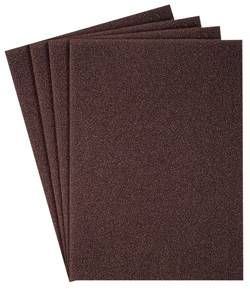 Schleifpapier KL385JF - K 60 - Blatt 230 x 280 mm - für Holz & Metall - Körnung Korund - Streuart dicht - Bogen ungelocht - 50 Stück