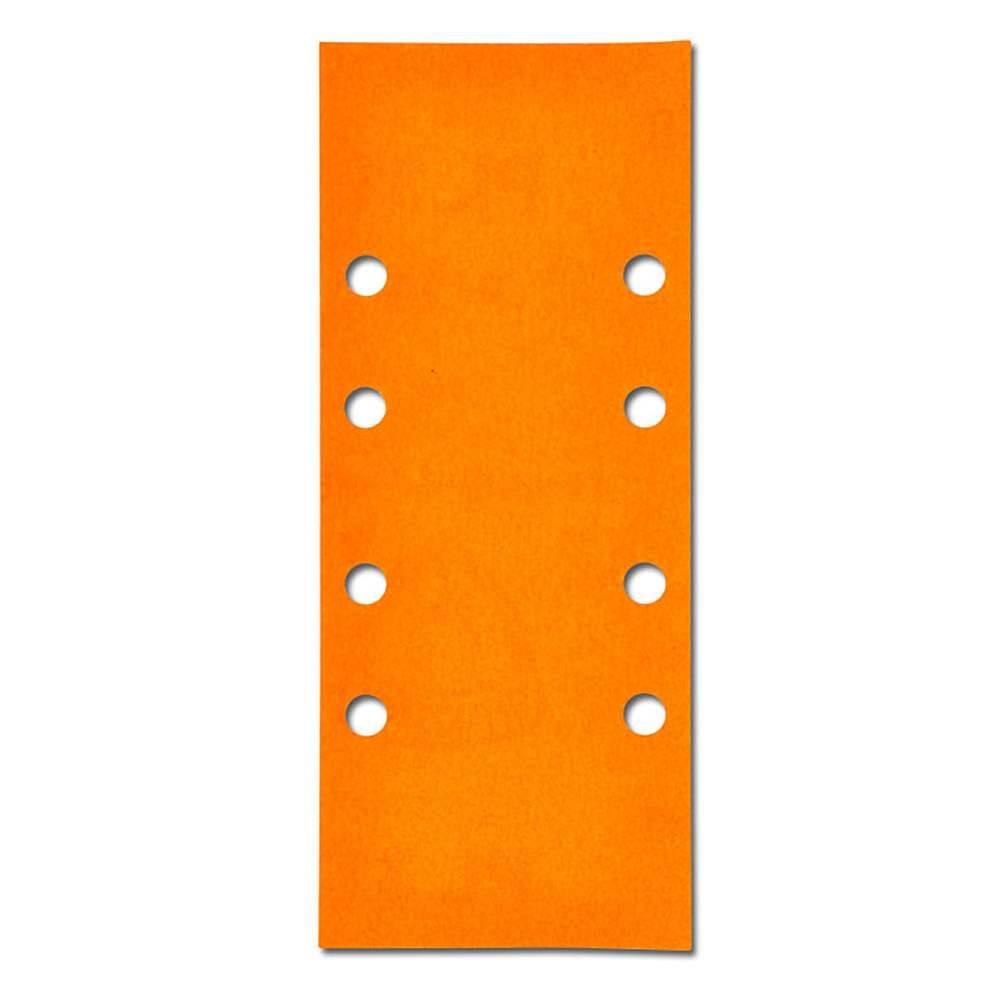 Schleifpapier PL31B - K 80 - Blatt 93 x 230 mm - für Holz, Farbe, Lack, Spachtel - Lochform GL 9 - Körnung Korund - Streuart halboffen - 100 Stück