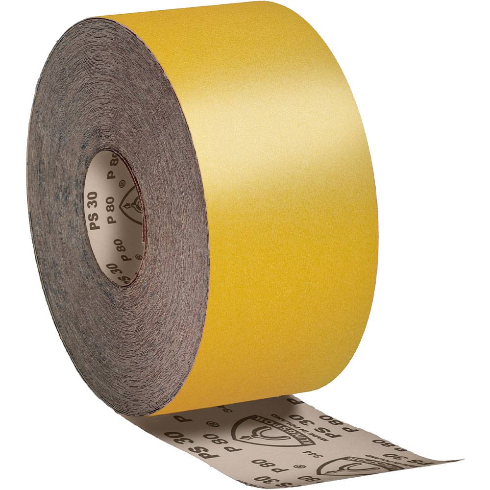 Schleifpapier Rolle PS 30D - K 320 - 115 mm x 50 m - Korund, halboffen - 1 Rolle - Preis per Rolle