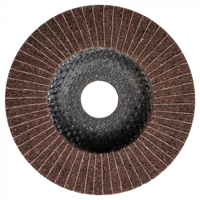 PFERD POLINOX-Schleifdisc PNZ 115-22,23 A 180 - Korund - Außen-ø 115 mm - Bohrungs-ø 22,33 mm - Korngröße 180 - VE 5 Stück - Preis per VE