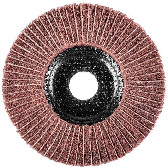 PFERD POLINOX-Schleifdisc PNZ 125-22,23 A 180 - Korund - Außen-ø 125 mm - Bohrungs-ø 22,33 mm - Korngröße 180 - VE 5 Stück - Preis per VE