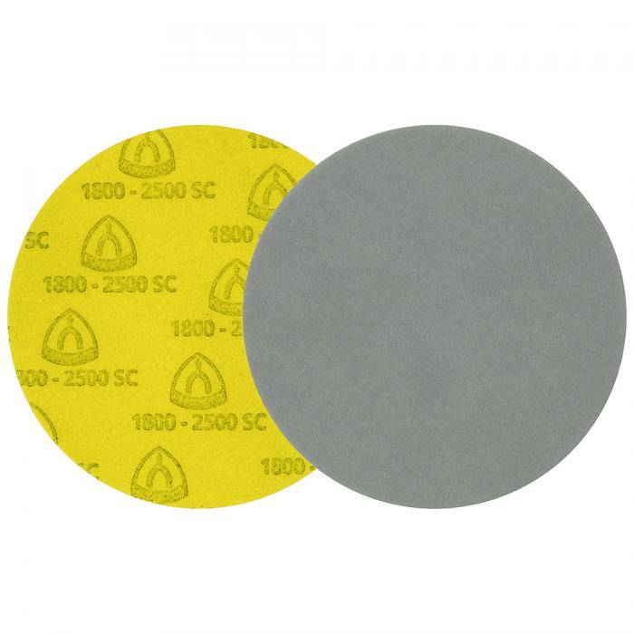 Schleifscheibe FD 500 - Durchmesser 125 mm - Korn 2000 - kletthaftend - VE 10 Stück - Preis per VE