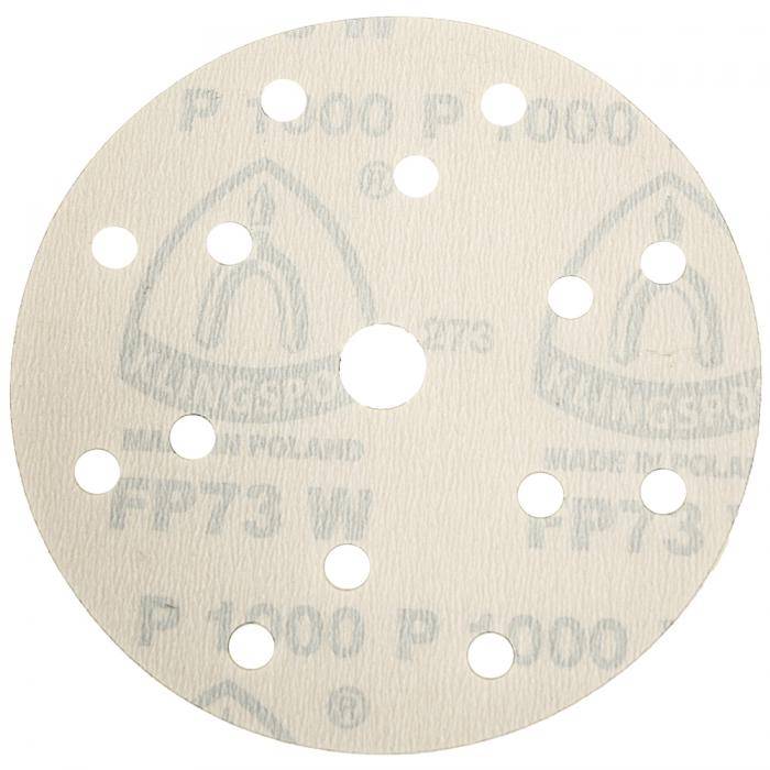 Schleifpapier Scheibe FP 73 WK - Durchmesser 150 mm - Korn 80 - Lochform GLS 47 - VE 100 Stück - Preis per VE