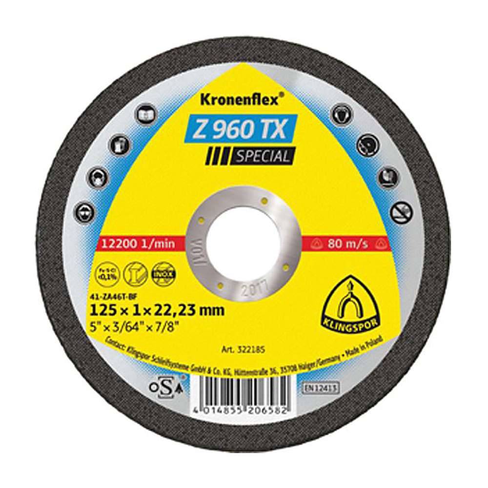 Trennscheibe, Gerade - Z 960 TX Special - Ø x Breite 115 x 1 mm - Bohrung 22,23 mm - bis 13300 U/min - 25 Stück - Preis per VE