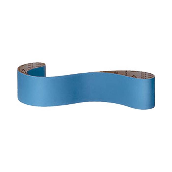 Schleifband CS411X - K 80 - Für Metall, Leder - 50 x 2000 mm - F1 Bandverschluss - Körnung Zirkonkorund - Streuart dicht - VE 25 Stück - Preis per