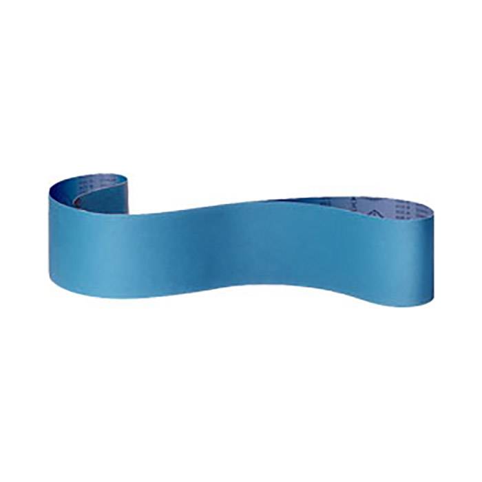 Schleifband CS411Y - Für Metall, Leder - K 36 - 150 x 2000 mm - Verschluss F4G - Polyestergewebe - Körnung Zirkonkorund - VE 10 Bänder - Preis per