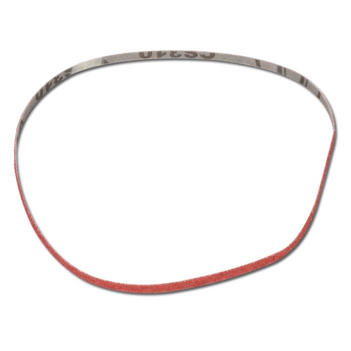 Schleifband CS310XF - für Metall - K 80 - 13 x 610 mm - Verschluss F4G - Baumwollgewebe, schwer - Körnung Korund - VE 25 Bänder - Preis per VE
