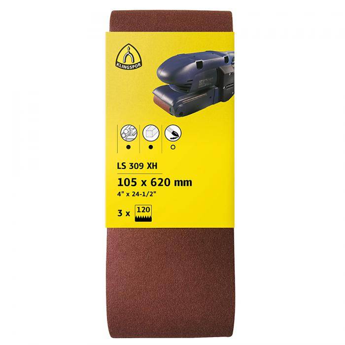 Schleifgewebe Band LS 309 XH - Breite 75 mm - Korn 180 - VE 18 Stück - Preis per VE