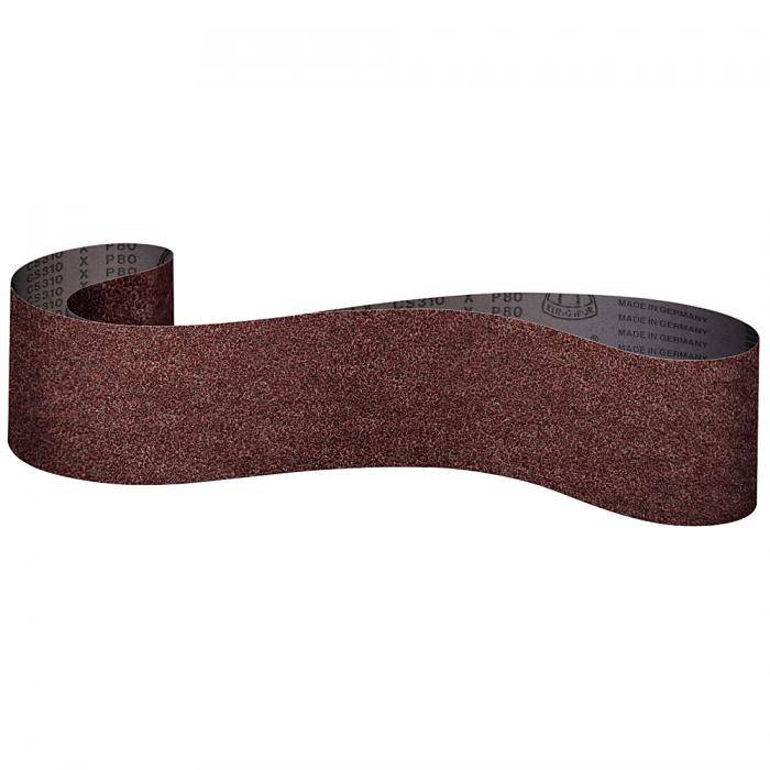 Schleifgewebeband CS 310 X - Breite 25 mm - Länge 1065 mm - K 80 - Korund - VE 10 Stück - Preis per VE