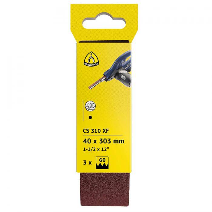 Feilenband CS 310 XF - Breite 13 mm - Länge 457 mm - K 120 - Korund - VE 18 Stück - Preis per VE