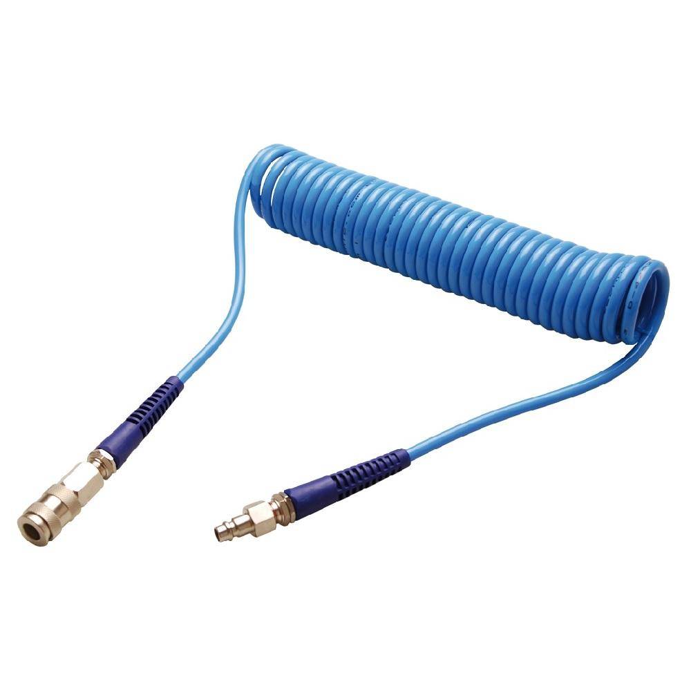 Druckluft-Spiralschlauch - 10 bar - 6 m - Innen-Ø - 5 mm - Preis per Rolle