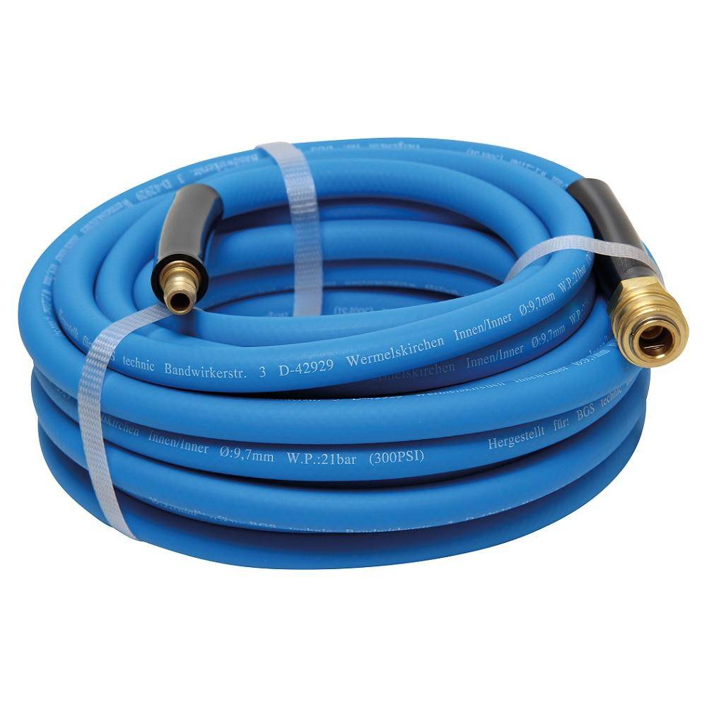 Druckluftschlauch - 20 bar - 10 m - 1/4 Zoll - Innen-Ø 9,7 mm - Außen-Ø 15,5 mm - Preis per Rolle