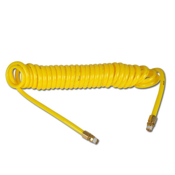 Spiralschlauch - gelb - Länge 9 m - Innen-Ø 13 mm - 360 °C drehbar - Preis per Stück Spiralschlauch - gelb - Länge 9 m - Innen-Ø 13 mm - 360 °C drehbar - Preis per Stück