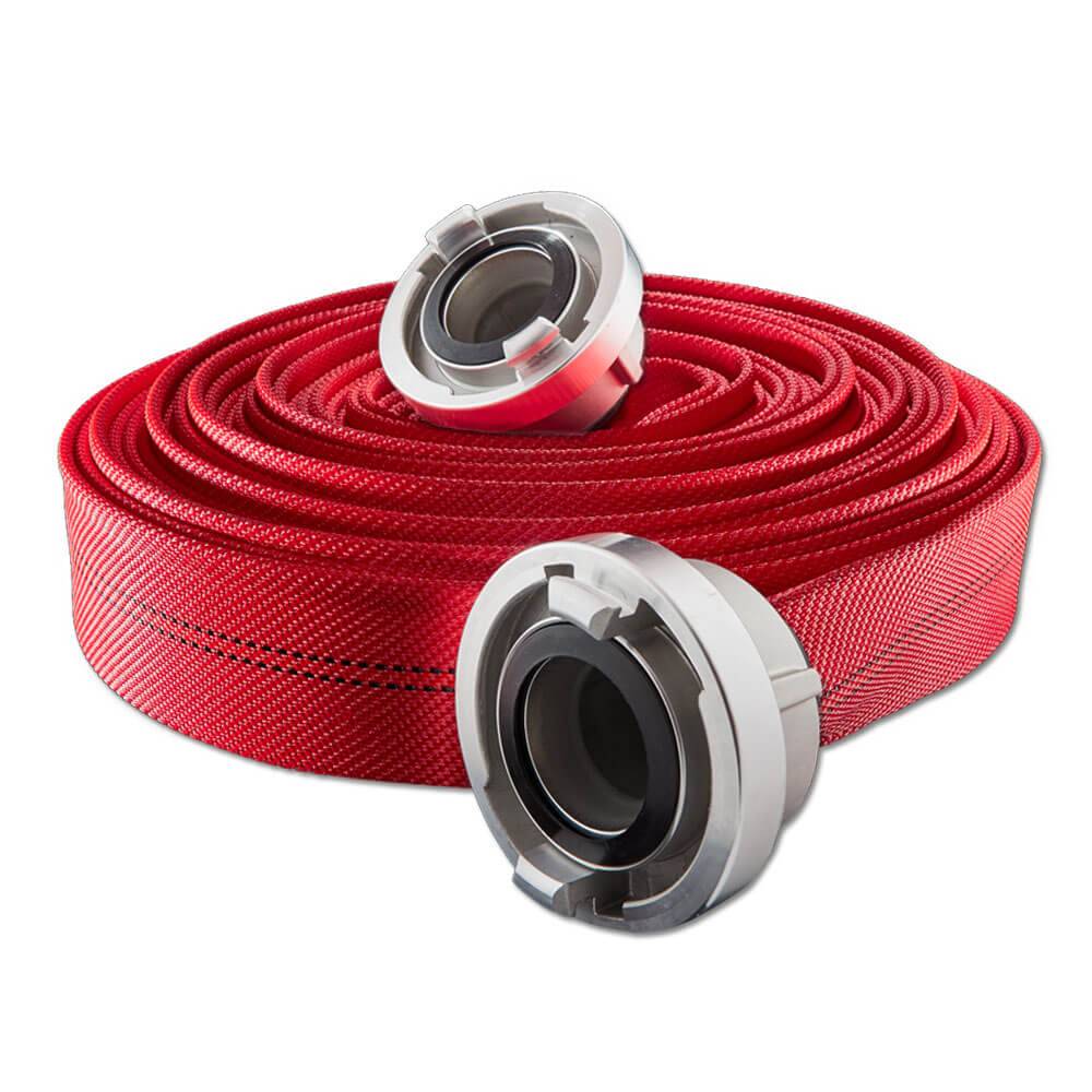 Industrieschlauch Herkules 3F - Innen-Ø 52 mm - Wandstärke 2,1 mm - 16 bar - 30 m - mit Druckkupplungen - Preis per Rolle