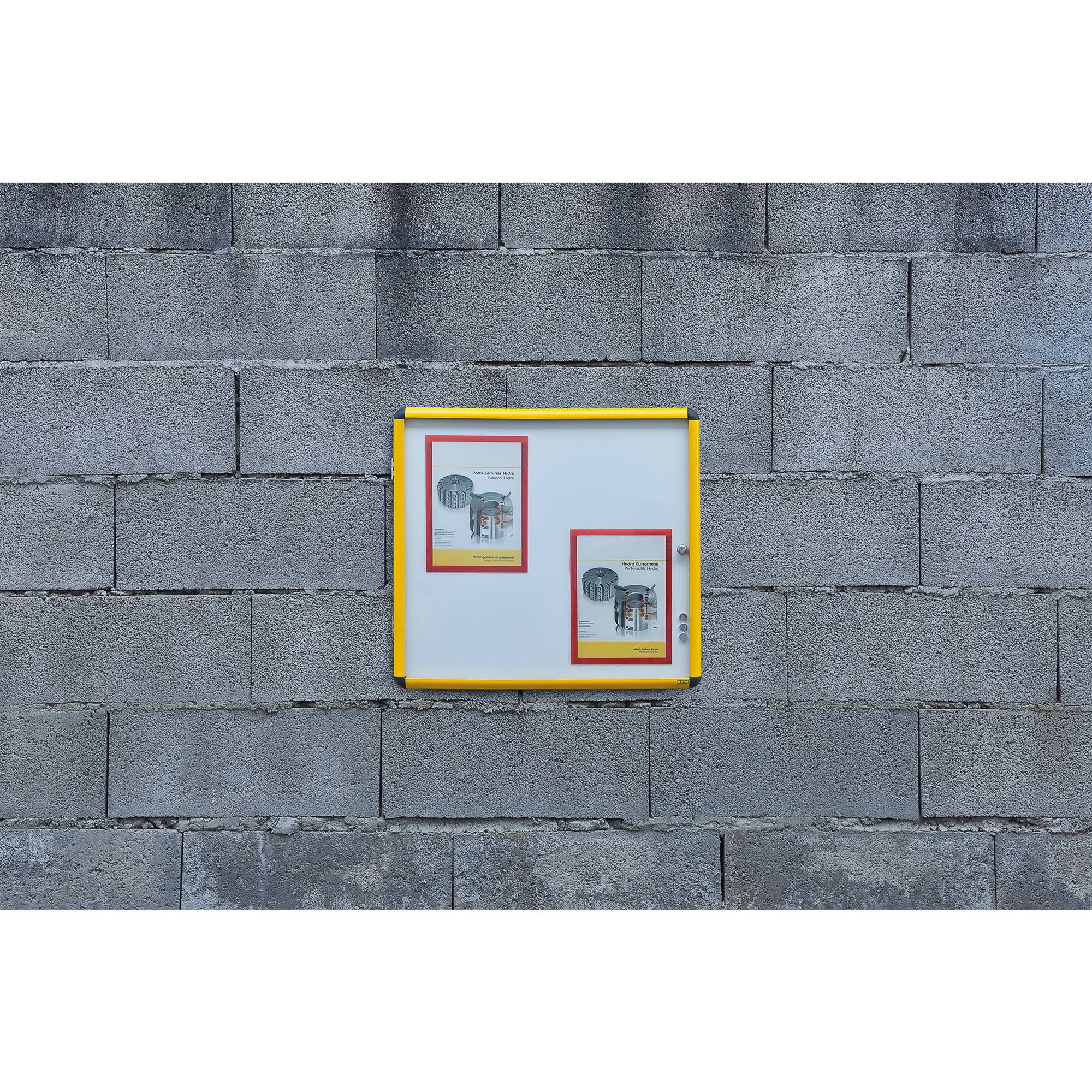 Bi-Office Schaukasten Enclore Ultrabrite VT6101601511 4xDIN A4