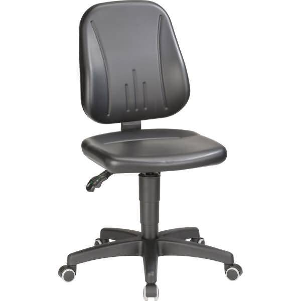 Arbeitsdrehstuhl Unitec 2 9653-0551 mit Rollen schwarz