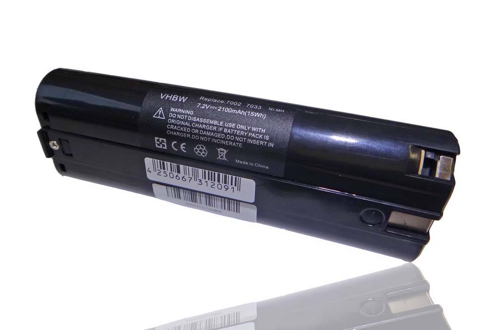 NiMH-Akku 2100mAh (7.2V) - für Elektrowerkzeug, Werkzeug, Powertools, Tools wie Makita 191679-9