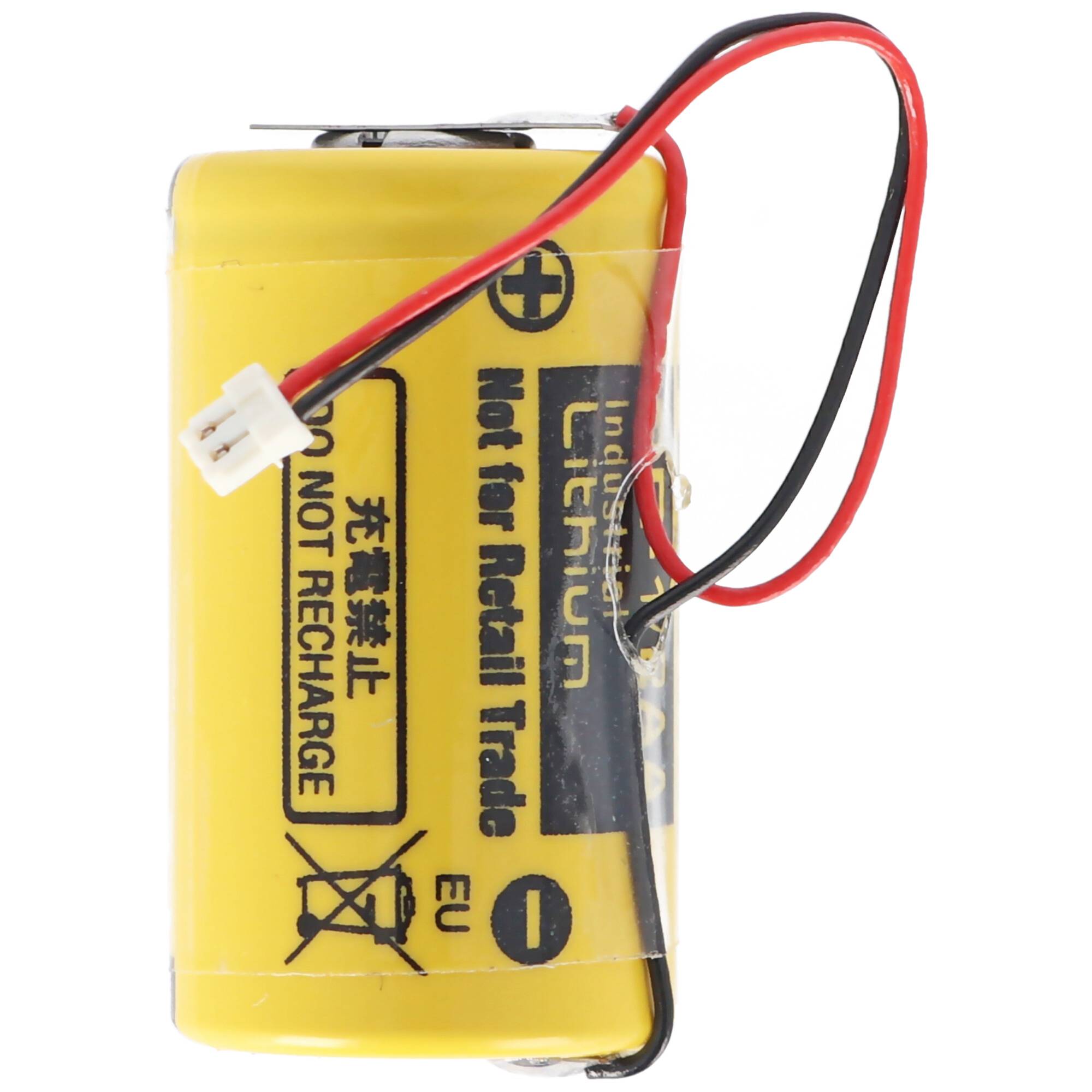 Lithium Batterie 3 Volt passend für Winkhaus blueCompact Schließsystem 3 Volt Batterie mit Kabel und Stecker