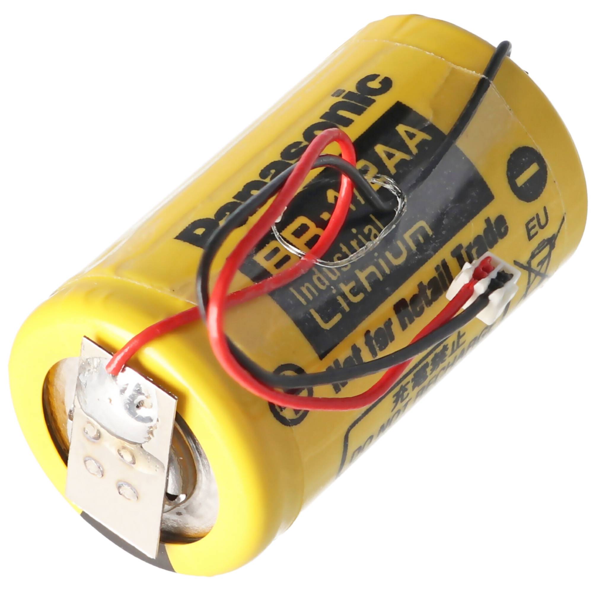 Lithium Batterie 3 Volt passend für Winkhaus blueCompact Schließsystem 3 Volt Batterie mit Kabel und Stecker