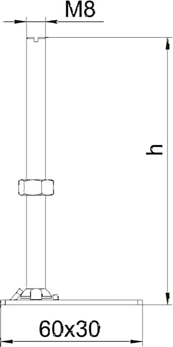 OBO Bettermann Nivelliereinheit RK NEV2 110 (VE4)