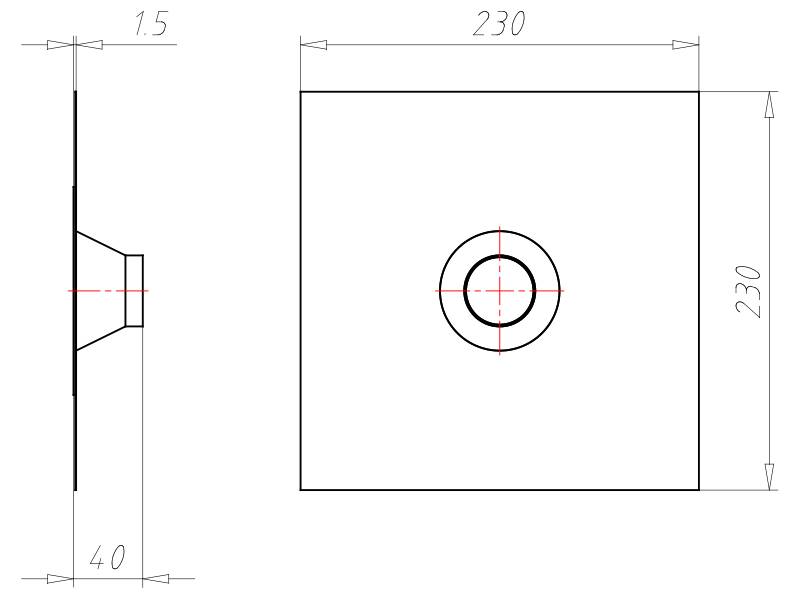 Kaiser Rohrmanschette 9059-51