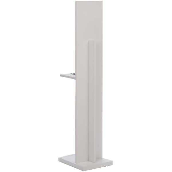 Desinfektionsspender Wood plus Melamin weiß