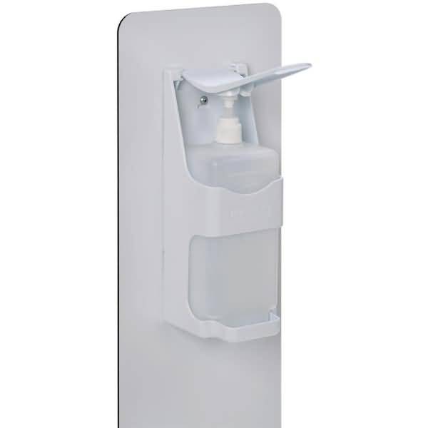 Desinfektionsspender Bond Outdoor 2 Aluminium weiß