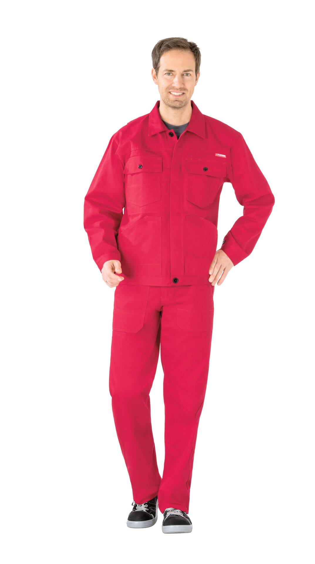 BW 290 Bundjacke mittelrot Größe 98