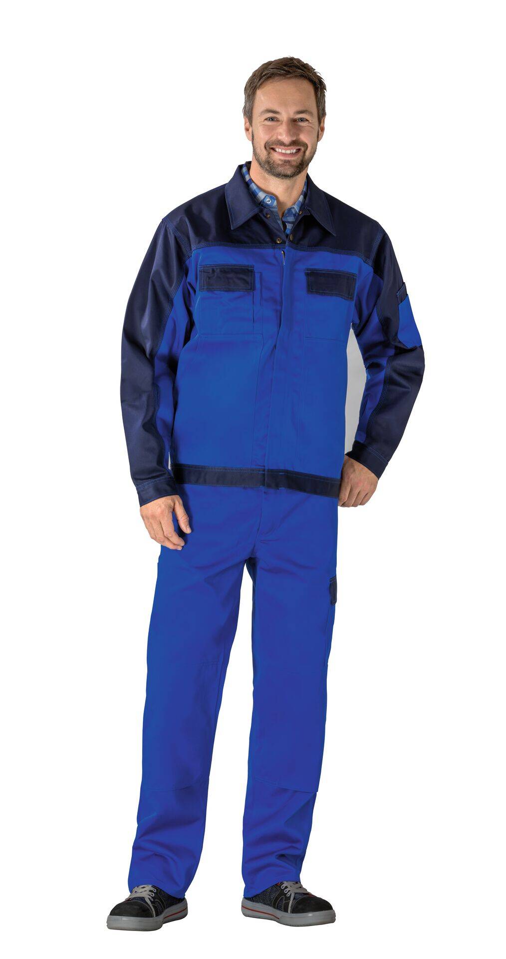 Tristep Bundjacke kornblau/marine Größe 52