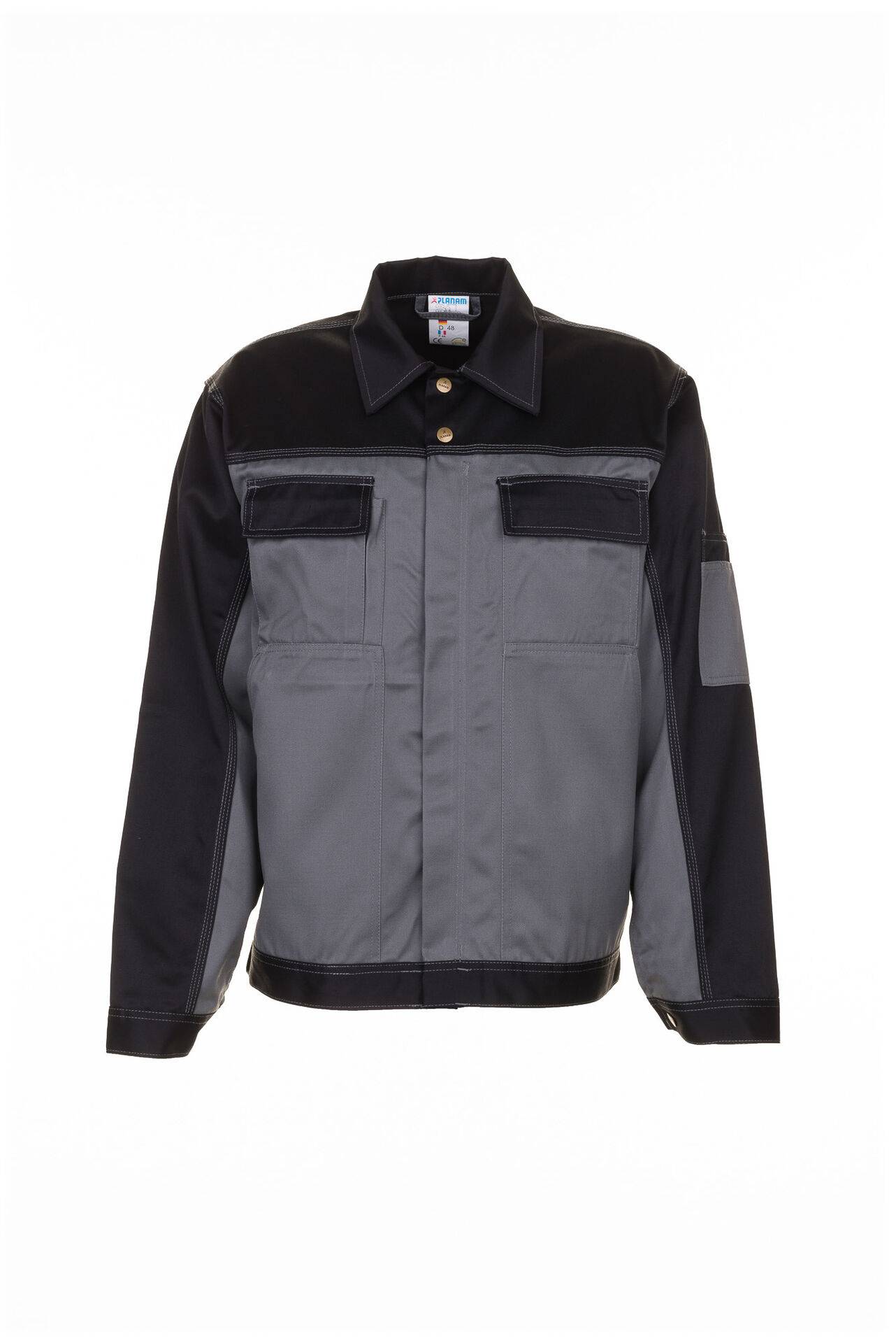 Tristep Bundjacke grau/schwarz Größe 60