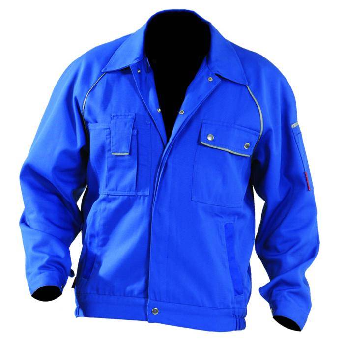 Bundjacke - Gr. 64 - kornblau - 320 g/m² - 65% Polyester - 35% Baumwolle - "Canvas 320" - schmutz- und wasserabweisend - atmungsaktiv - Planam