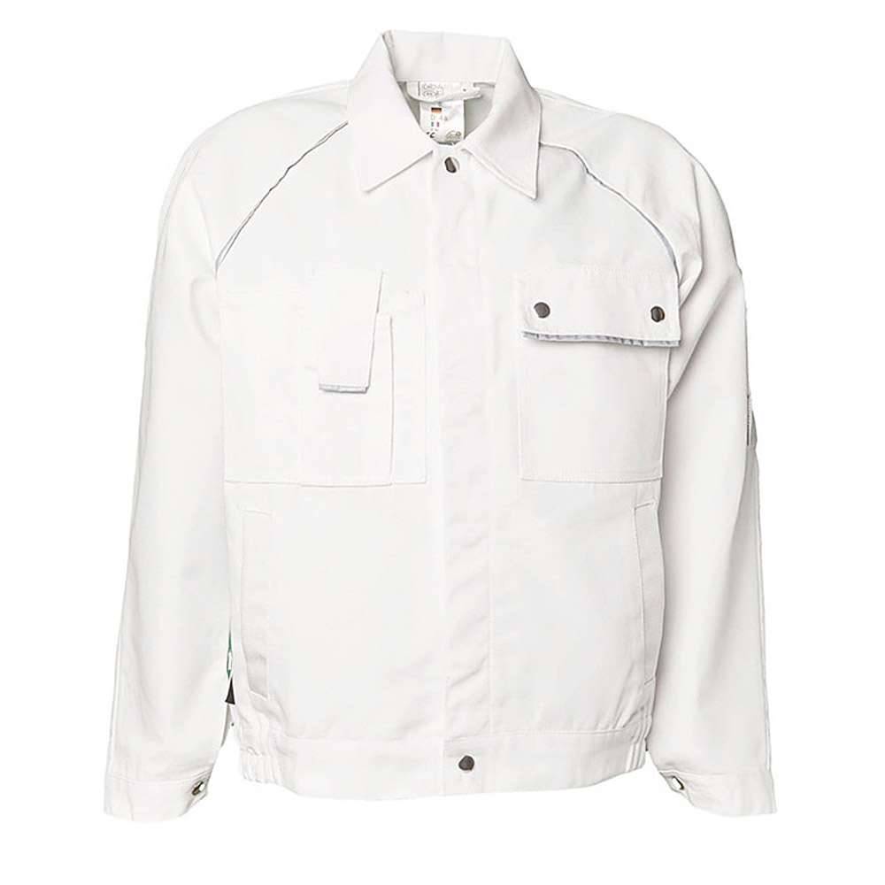Bundjacke - Gr. 106 - weiss - 320 g/m² - 65% Polyester - 35% Baumwolle - "Canvas 320" - schmutz- und wasserabweisend - atmungsaktiv - Planam