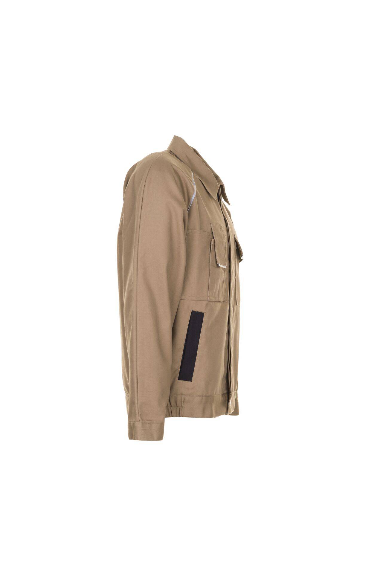 Canvas 320 Bundjacke khaki/schwarz Größe 62