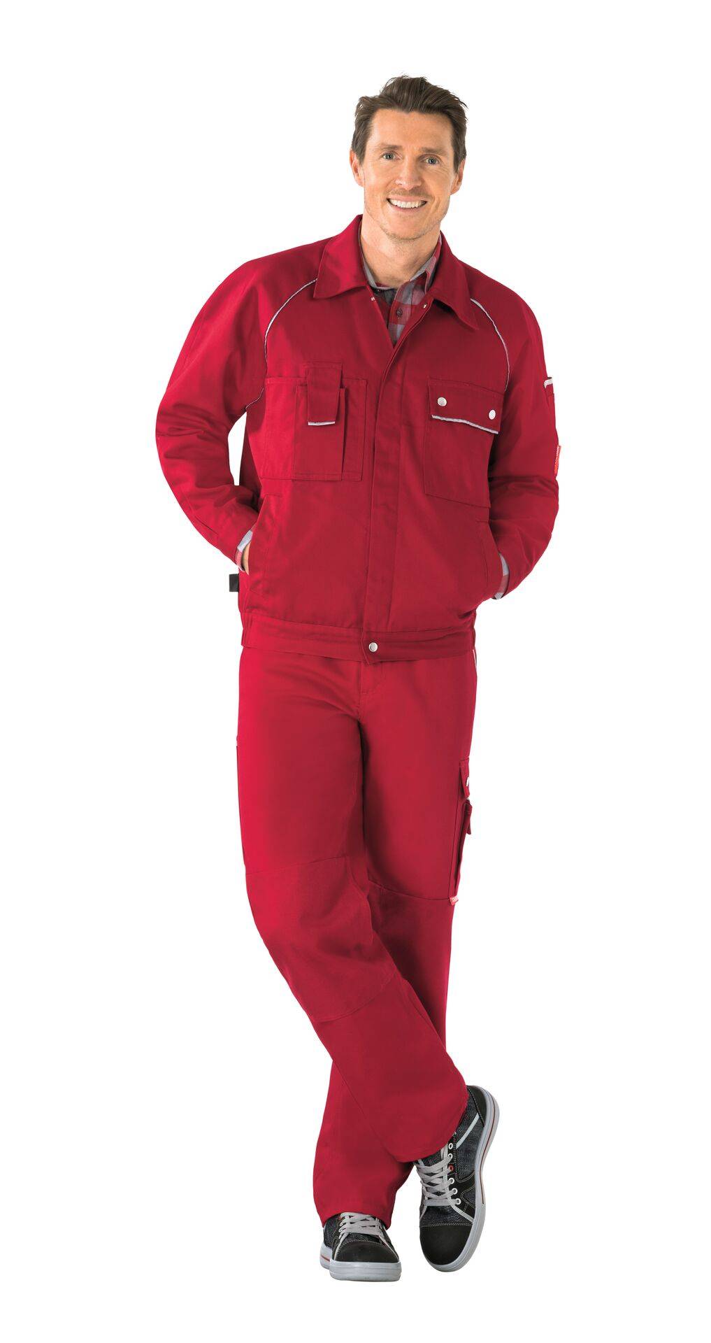 Canvas 320 Bundjacke rot/rot Größe 24