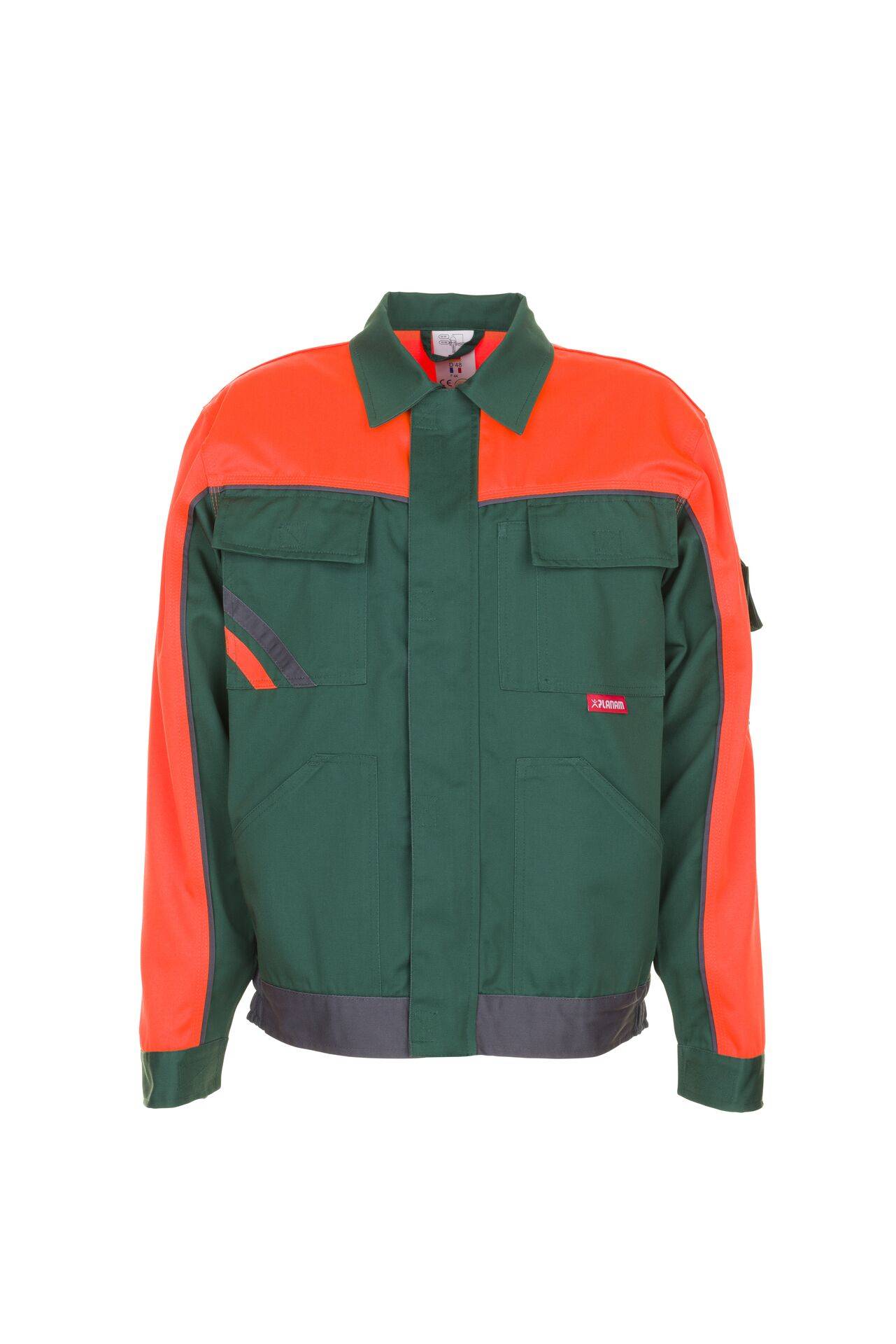 Visline V1 Bundjacke grün/orange/schiefer Größe 52