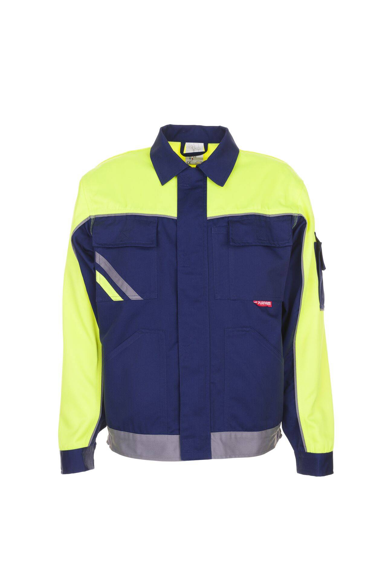 Visline V1 Bundjacke marine/gelb/zink Größe 54